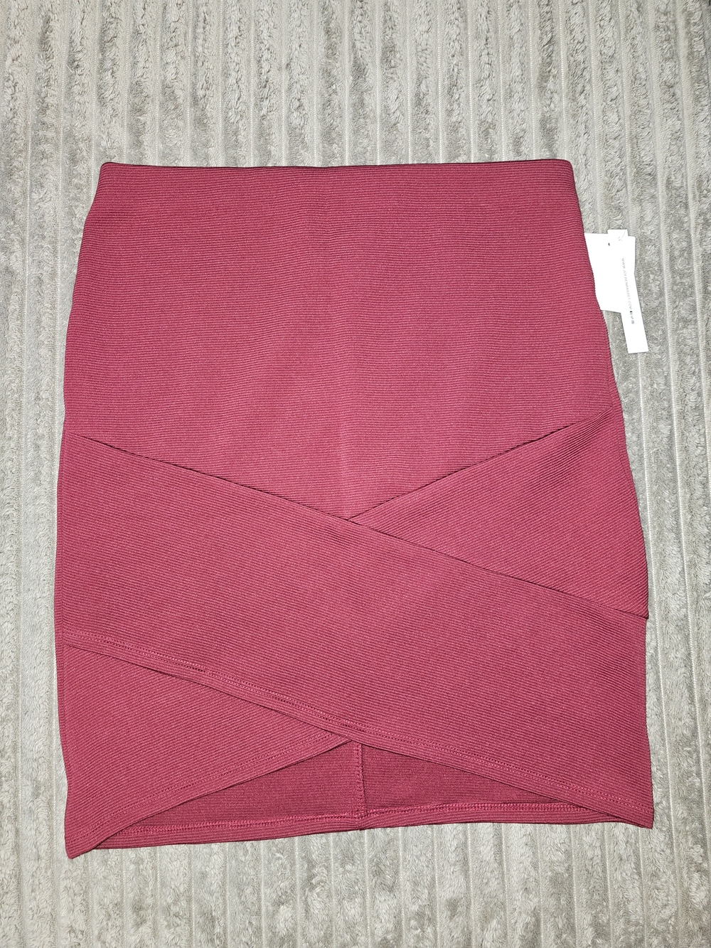 Kohls Women's Red Bodycon Wrap Skirt - Large - SK3